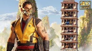 Mortal Kombat 1 (PS5) SCORPION Klassic Towers Gameplay @ 4K 60ᶠᵖˢ 