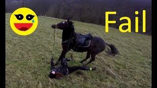 //Horse FAIL// Hanča spadla z koně !!!???