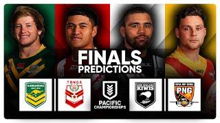 Pacific Championships Finals Predictions 2024