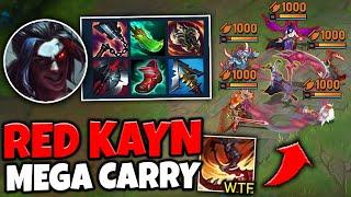 WTF?! RED KAYN CAN LITERALLY 1V5 THE ENEMY TEAM (UNDER THEIR TURRET)