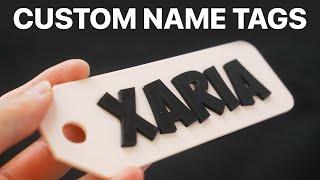 How to Design & 3D Print Custom Name Tags