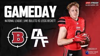 LIVE AMERICAN FOOTBALL: UWE BULLETS vs LEEDS BECKETT CARNEGIE | BUCS PREMIER LEAGUE