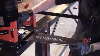 E8 Speed Saw | New Stronger Electric Saw for High-Efficiency Log Sawing | LOGOSOL