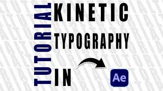 Kinetic Typography Animation | After Effects Tutorial