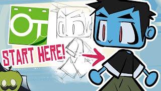 How to ANIMATE from START to FINISH in Opentoonz 1.6 (ft. XPPen Artist 16 2nd)