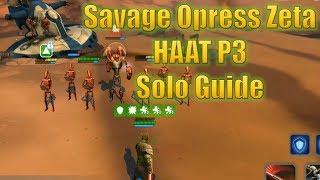 Star Wars Galaxy of Heroes: Savage Opress Zeta Phase 3 HAAT Solo Guide