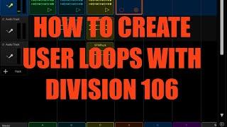 Roland Zenbeats - Tutorial: Part 22, How to create User Loops with Division 106 Presets