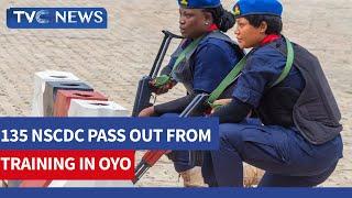 135 NSCDC Recruits Pass Out From Training Camp in Oyo