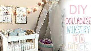 Doll craft: DIY NURSERY (baby crib/ ball pit/ decor)