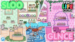 Toca Life World | Get Glossy Furniture Pack Build | Sloo & Glnce store!  | Toca Boca