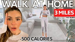 3 Mile INTENSE Lower Belly Fat Walking Workout (Burns Over 500 Calories)| No Equipment, All Standing