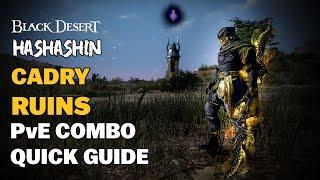 BDO | Hashashin Awakening Crushes Cadry Ruins Mobs' Armor | PvE Walkthrough + Combo&Addons