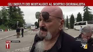 A Predappio il giornalista LA7 è insultato: "Siete comunisti, feci dell'umanità via"