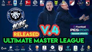 PES 2021 UML 2025 v4 AIO + V4.1 update – Ultimate Master League