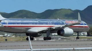 American Airlines take off @ Sint Maarten | RWY 28