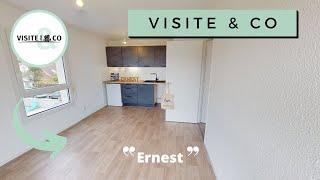 "Ernest" T2 entièrement refait à Caen par Visite & Co