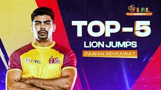 Pawan Sehrawat's Top-5 Lion Jumps in Pro Kabaddi League | PKL Season 11