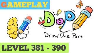 DOP: Draw One Part level 381 - 390 Gameplay Walkthrough