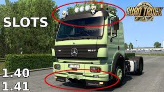 (ETS2 1.40-1.41) SLOTS for the Mercedes SK | Euro Truck Simulator 2 Mods