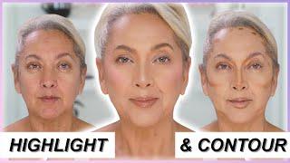 HIGHLIGHT & CONTOUR ON MATURE SKIN | BrittanyBearMakeup