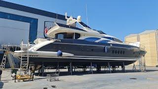 AZIMUT 98 LEONARDO 2003 with New Engines in Very well maintained full walkthrough