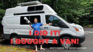 I just bought a converted van!