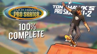 THPS 1 + 2 - Completing Tony Hawk's Pro Skater 1 100% | FULL THPS 1 PLAYTHROUGH