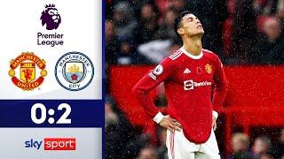 Ronaldo & Co. chancenlos im Derby! | Man United - Man City 0:2 | Highlights - Premier League 21/22