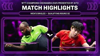 Quadri Aruna vs Wang Chuqin Match Highlights | #WTTChongqing 2025