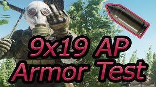 9x19 AP 6.3 Armor Testing Escape From Tarkov 11.7.3