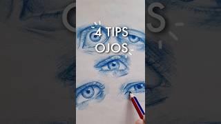 4 tips para dibujar ojos ️️ | #shorts #art #arte #dibujo #anatomy #drawingtips #drawingtutorial