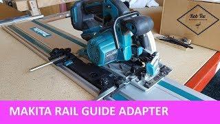 Makita circular saw adapter for rail guides - circ saw becomes track saw.