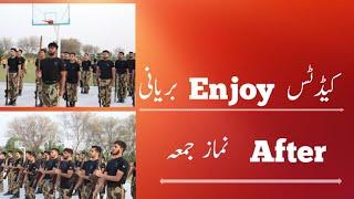 Cadets Enjoy Lunch after Jummah Prayer | Cadet College Jhang