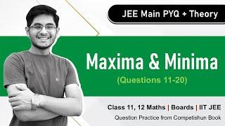 Maxima & Minima (Part 2/3) JEE Main PYQ + Theory | Prabhat Ranjan