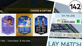 3,900,000 COINS EARNED! - FUT DRAFT TO GLORY #142 - FIFA 16 Ultimate Team