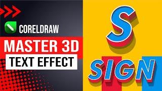 CREATE Stunning Retro Sign Typography Designs FAST with CorelDraw!