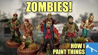 Fast, Incredibly Simple Zombie Hordes - How I Paint Things