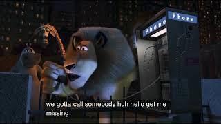 Madagascar(2005) Alex The LionHelp on Call911:‍️Of Police& Smash Of️Phone &Angry