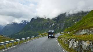 Geiranger Scenic Drive 4K | Grotli to Geinranger, Norway