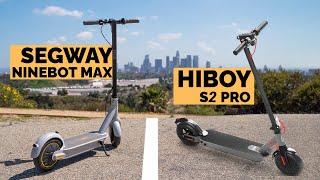 Segway Ninebot Max VS Hiboy S2 Pro - The Best Entry Level Scooter [2022]