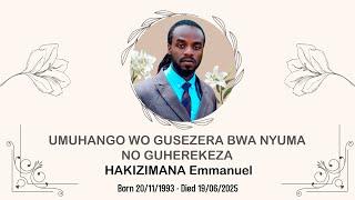 LIVE : Umuhango wo gusezera bwa nyuma no guherekeza HAKIZIMANA Emmanuel
