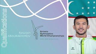 Antwerp 2023. 52nd FIG Artistic Gymnastics World Championships. QUAL ABDURAKHIMOV Rasuljon (UZB)