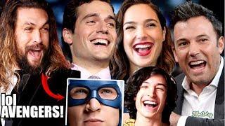 Justice League Cast Continuously Trolls Avengers - Hilarious Trash Talk