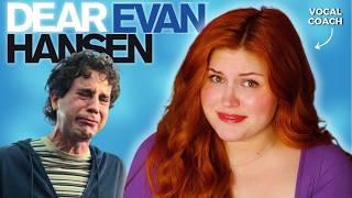 Dear Evan Hansen is a horror movie I Vocal Coach Reacts!