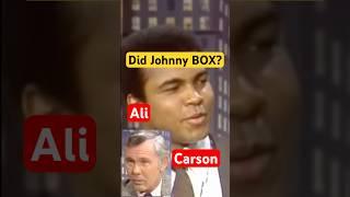 Did Johnny BOX? Muhammad Ali on Carson #comedy #funny