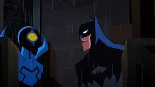 BTAS reference with Blue Beetle in Justice League Action