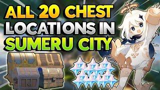 All 20 Chest Locations In Sumeru City | Genshin Impact 3.0