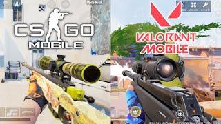 CSGO Mobile vs Valorant Mobile Comparison