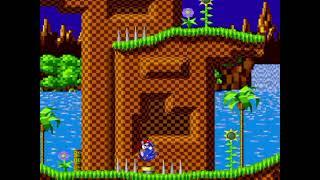 sonic in green hills (sprite animation)