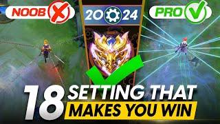 18 PRO PLAYER SETTINGS THAT WILL INSTANTLY MAKE YOU WIN EVERY GAME